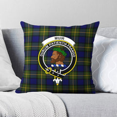 Muir Tartan Crest Pillow Cover