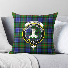 Paterson Tartan Crest Pillow Cover