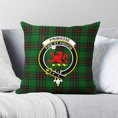 Primrose Tartan Crest Pillow Cover