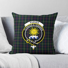 Purves Tartan Crest Pillow Cover