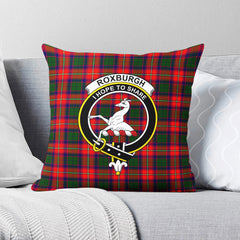 Roxburgh District Tartan Crest Pillow Cover