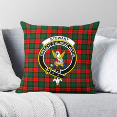 Stewart Atholl Modern Tartan Crest Pillow Cover