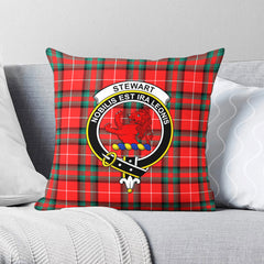 Stewart (Stuart) of Bute Tartan Crest Pillow Cover