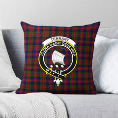 Tennant Tartan Crest Pillow Cover