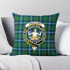 Urquhart Ancient Tartan Crest Pillow Cover