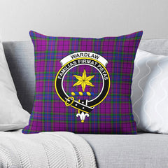 Wardlaw Modern Tartan Crest Pillow Cover