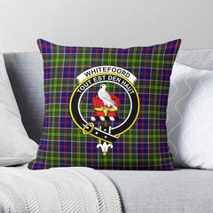 Whitefoord Tartan Crest Pillow Cover