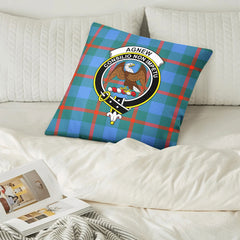 Agnew Ancient Tartan Crest Pillow Cover