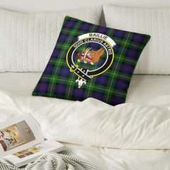 Baillie Tartan Crest Pillow Cover