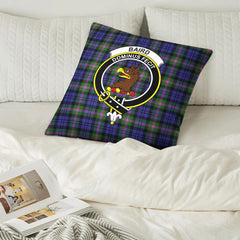 Baird Modern Tartan Crest Pillow Cover