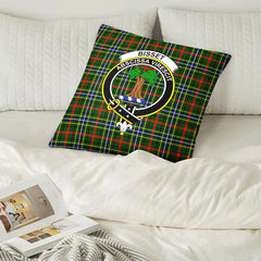 Bisset Tartan Crest Pillow Cover