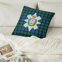 Black Watch Ancient Tartan Crest Pillow Cover