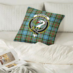 Brisbane Tartan Crest Pillow Cover