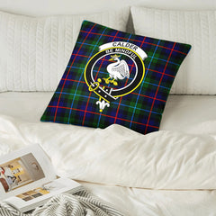 Calder (Calder-Campbell) Tartan Crest Pillow Cover