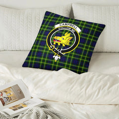 Campbell of Breadalbane Modern Tartan Crest Pillow Cover