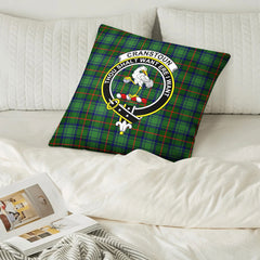 Cranstoun Tartan Crest Pillow Cover