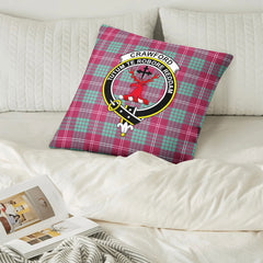 Crawford Ancient Tartan Crest Pillow Cover