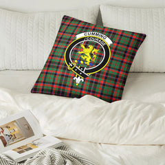 Cumming Hunting Ancient Tartan Crest Pillow Cover