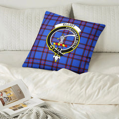 Elliot Modern Tartan Crest Pillow Cover