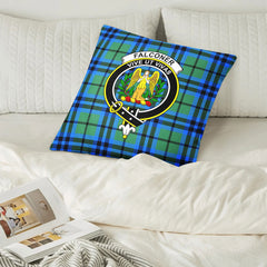 Falconer Tartan Crest Pillow Cover