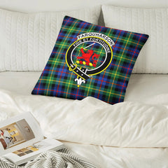 Farquharson Ancient Tartan Crest Pillow Cover