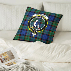 Fletcher Ancient Tartan Crest Pillow Cover