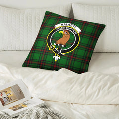 Halkett Tartan Crest Pillow Cover