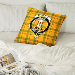 Houston Tartan Crest Pillow Cover