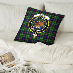 Leslie Hunting Tartan Crest Pillow Cover