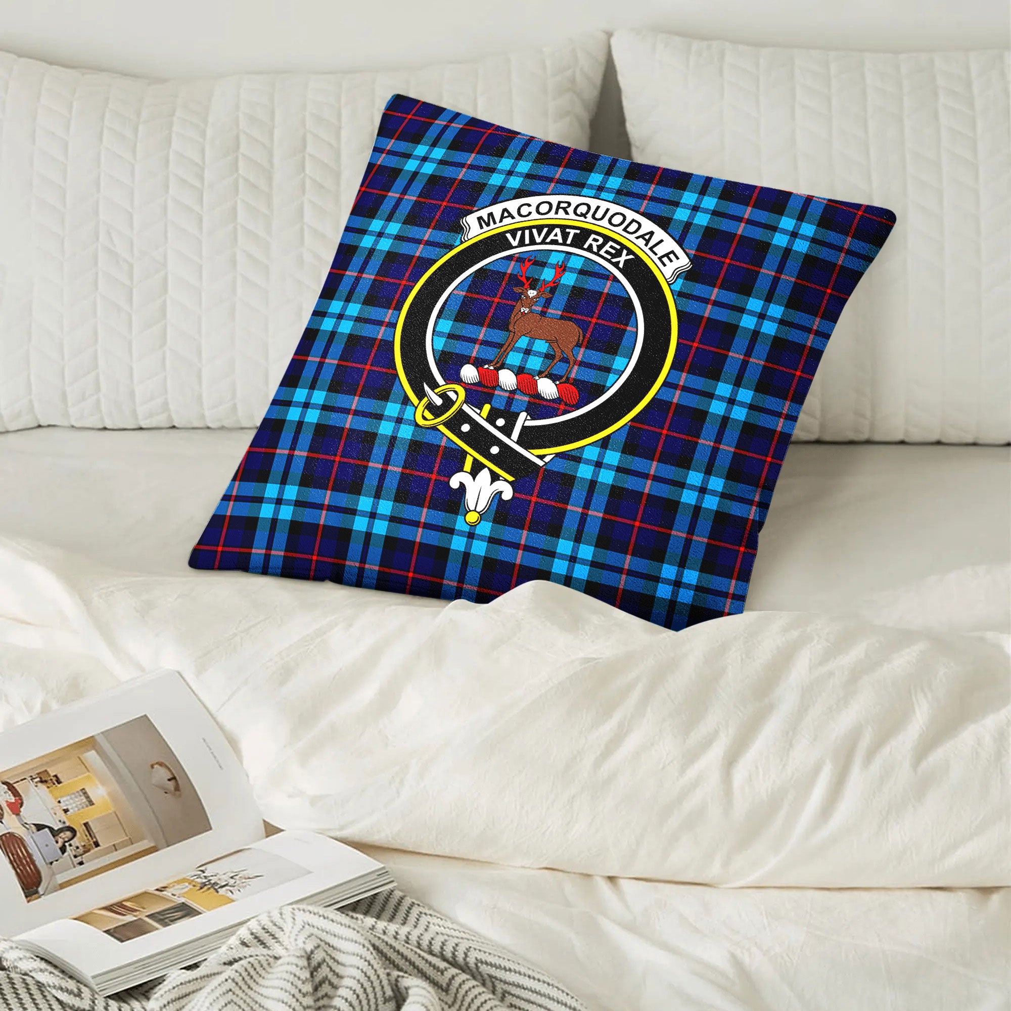 MacCorquodale Tartan Crest Pillow Cover