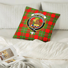 MacGregor Modern Tartan Crest Pillow Cover