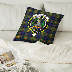 MacLaren Modern Tartan Crest Pillow Cover