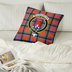 MacNaughton Ancient Tartan Crest Pillow Cover