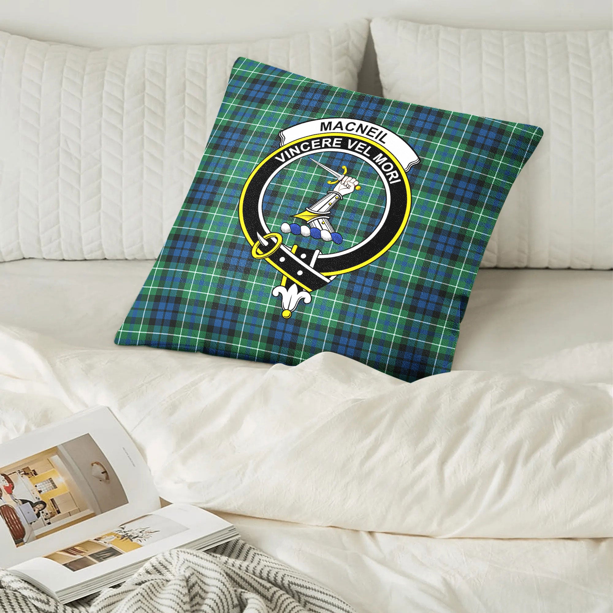 MacNeil of Colonsay Ancient Tartan Crest Pillow Cover