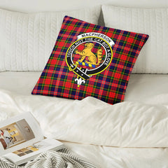 MacPherson Modern Tartan Crest Pillow Cover