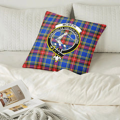 McBeth Modern Tartan Crest Pillow Cover