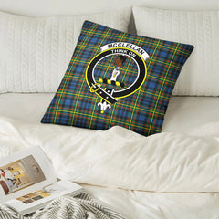 McClellan Ancient Tartan Crest Pillow Cover