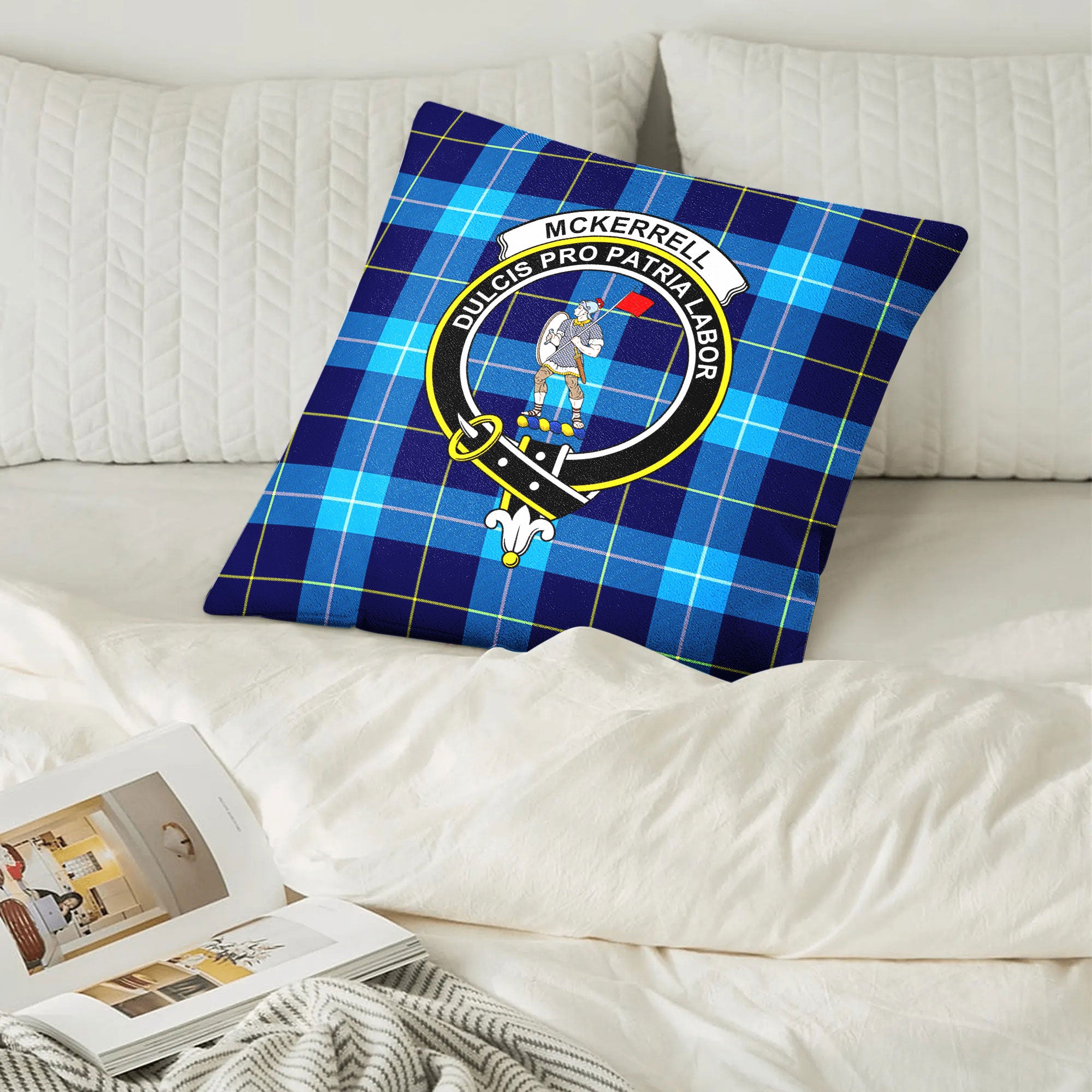 McKerrell Tartan Crest Pillow Cover