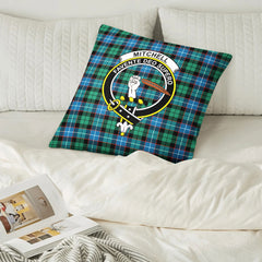 Mitchell Ancient Tartan Crest Pillow Cover