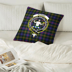 Murray of Atholl Modern Tartan Crest Pillow Cover