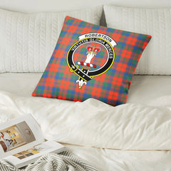 Robertson Ancient Tartan Crest Pillow Cover