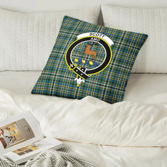 Scott Green Ancient Tartan Crest Pillow Cover