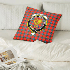 Sinclair Ancient Tartan Crest Pillow Cover