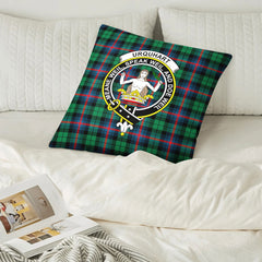 Urquhart Broad Red Ancient Tartan Crest Pillow Cover