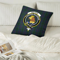 Walker Hunting Tartan Crest Pillow Cover