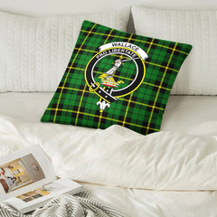 Wallace Hunting Modern Tartan Crest Pillow Cover