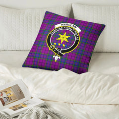 Wardlaw Modern Tartan Crest Pillow Cover