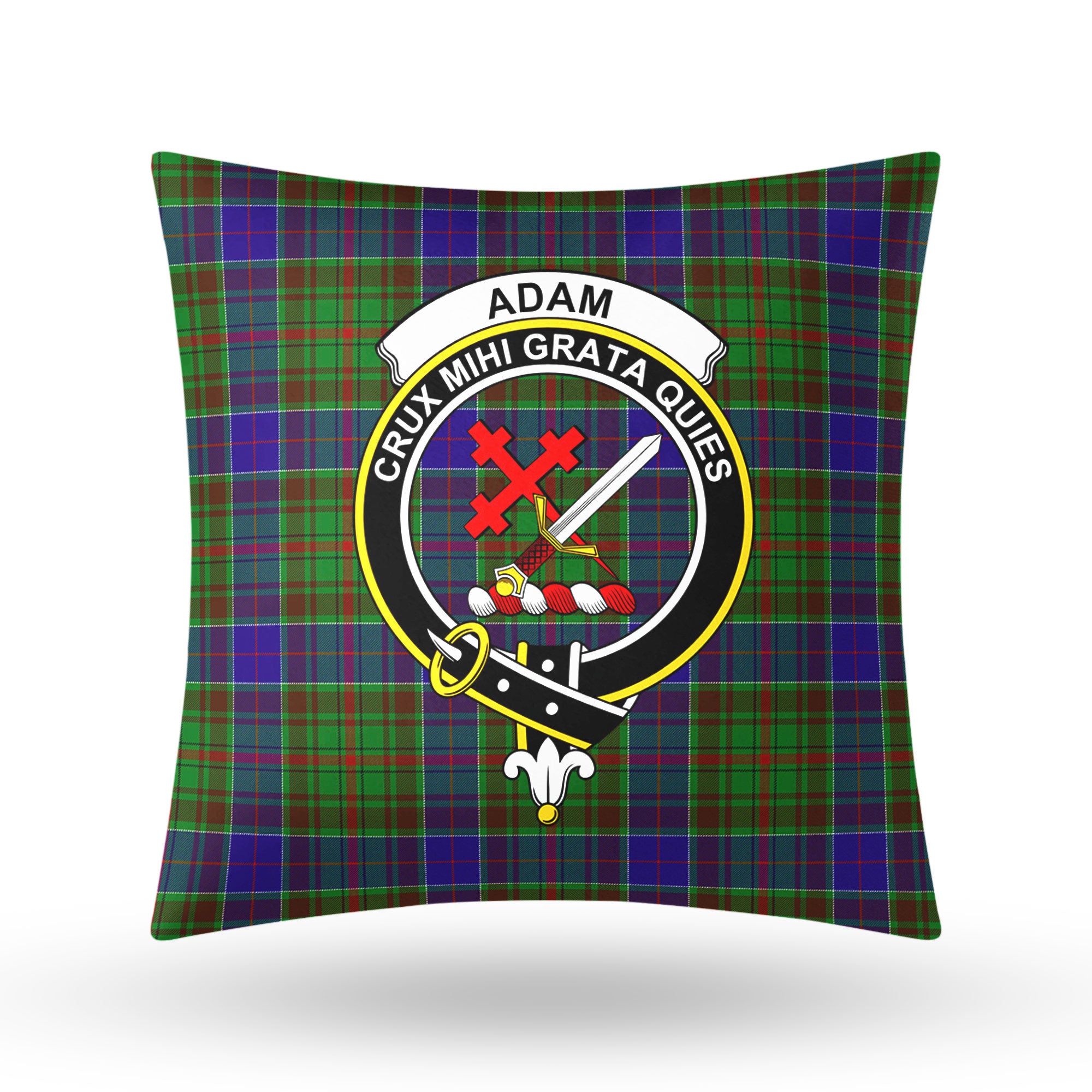 Adam Tartan Crest Pillow Cover