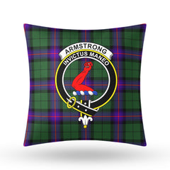 Armstrong Modern Tartan Crest Pillow Cover