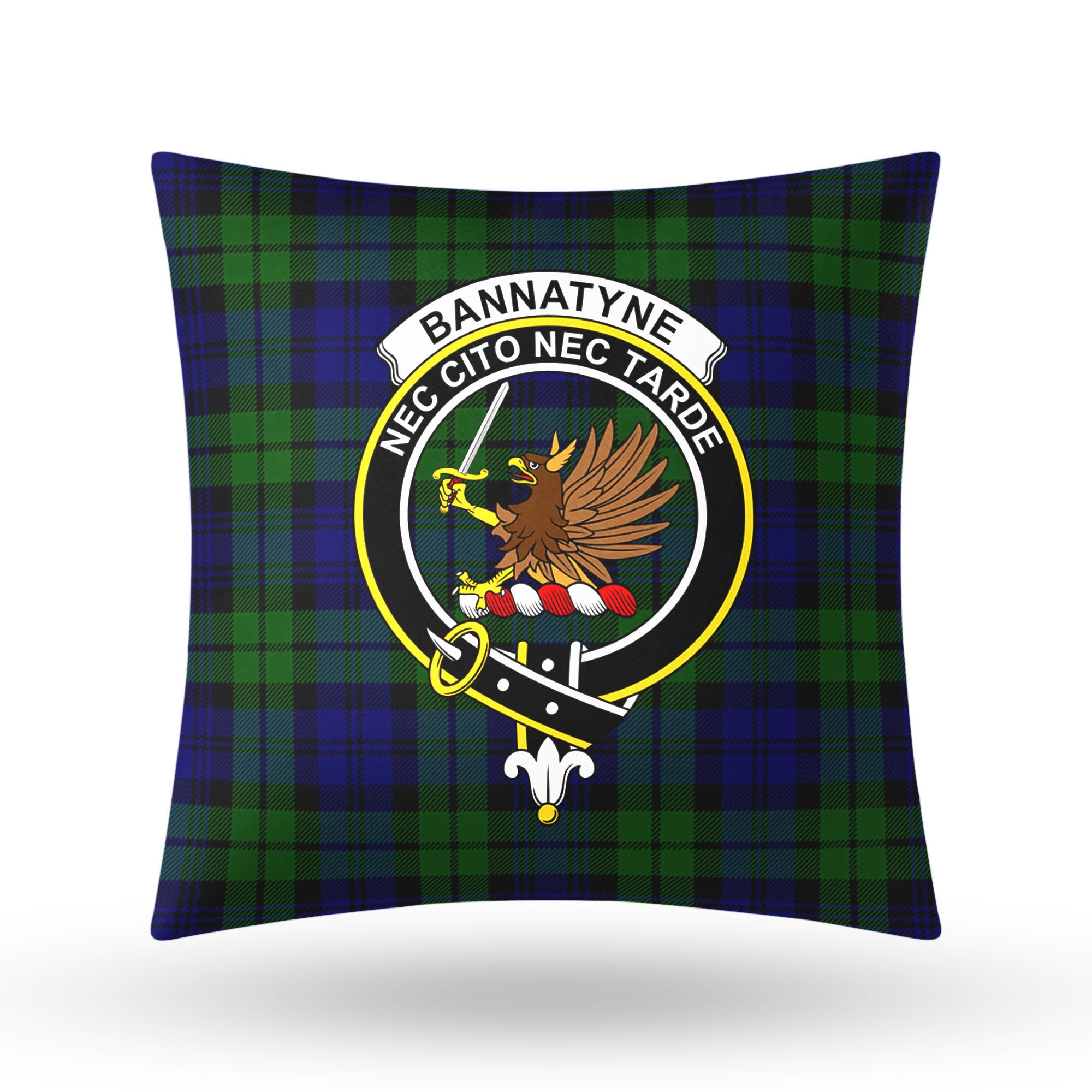 Bannatyne Tartan Crest Pillow Cover